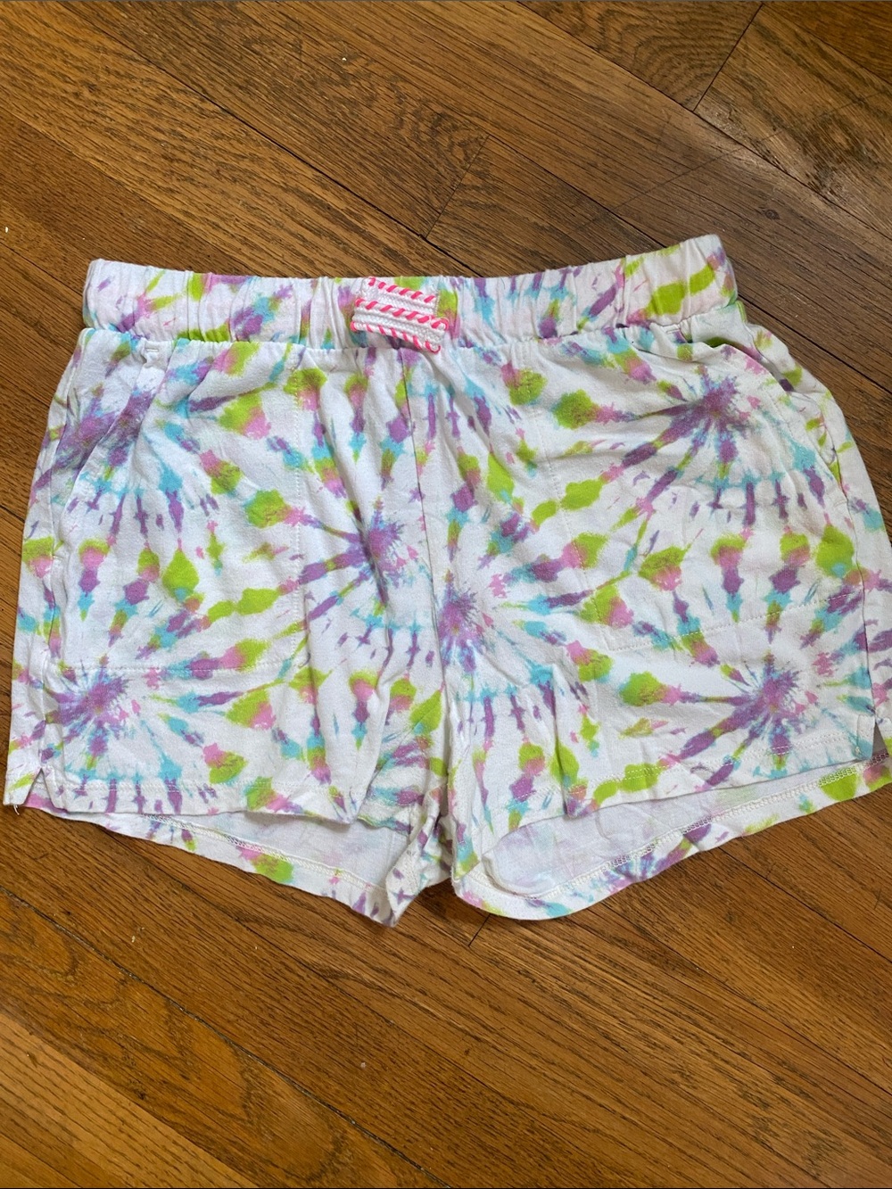 J Crew girls tie dye pull on shorts size large